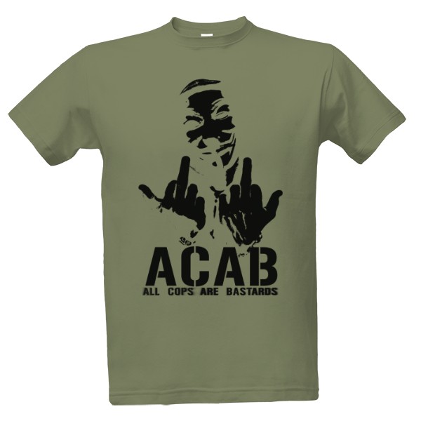 Tričko s potiskem ACAB 2020